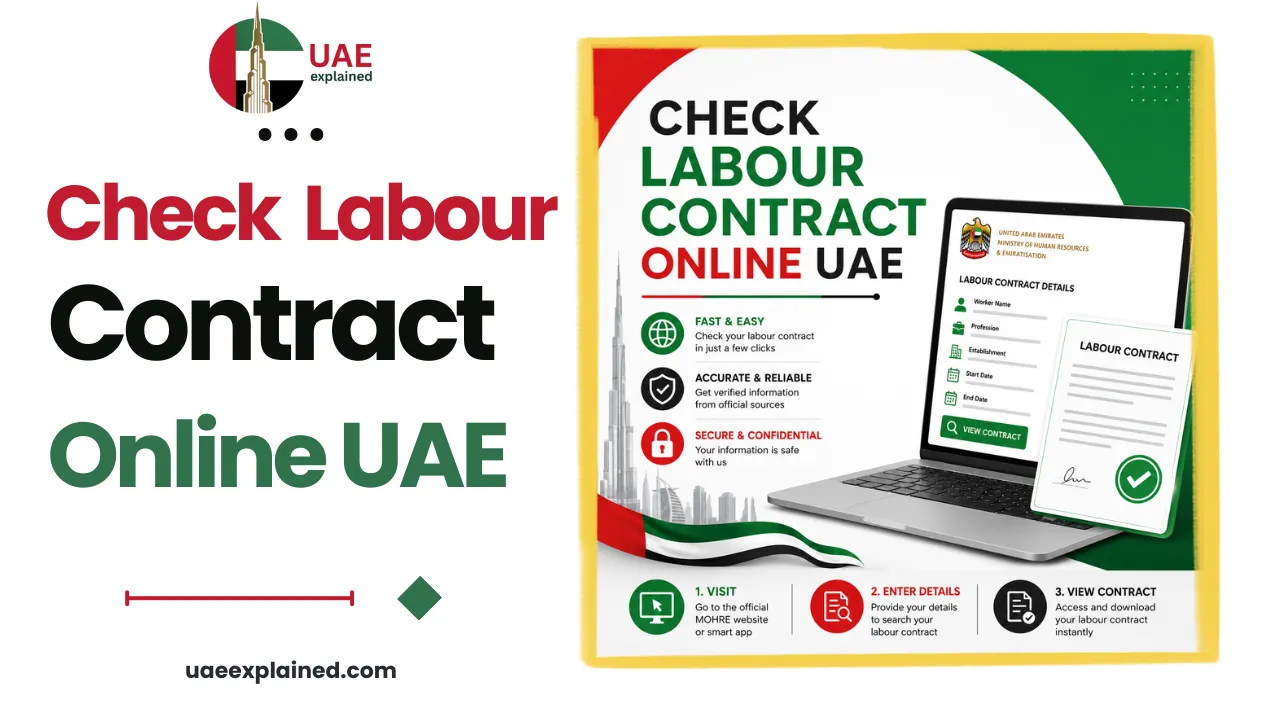Check Labour Contract Online UAE