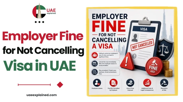 Employer Fine for Not Cancelling a Visa