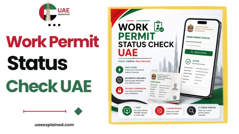 Work Permit Status Check UAE