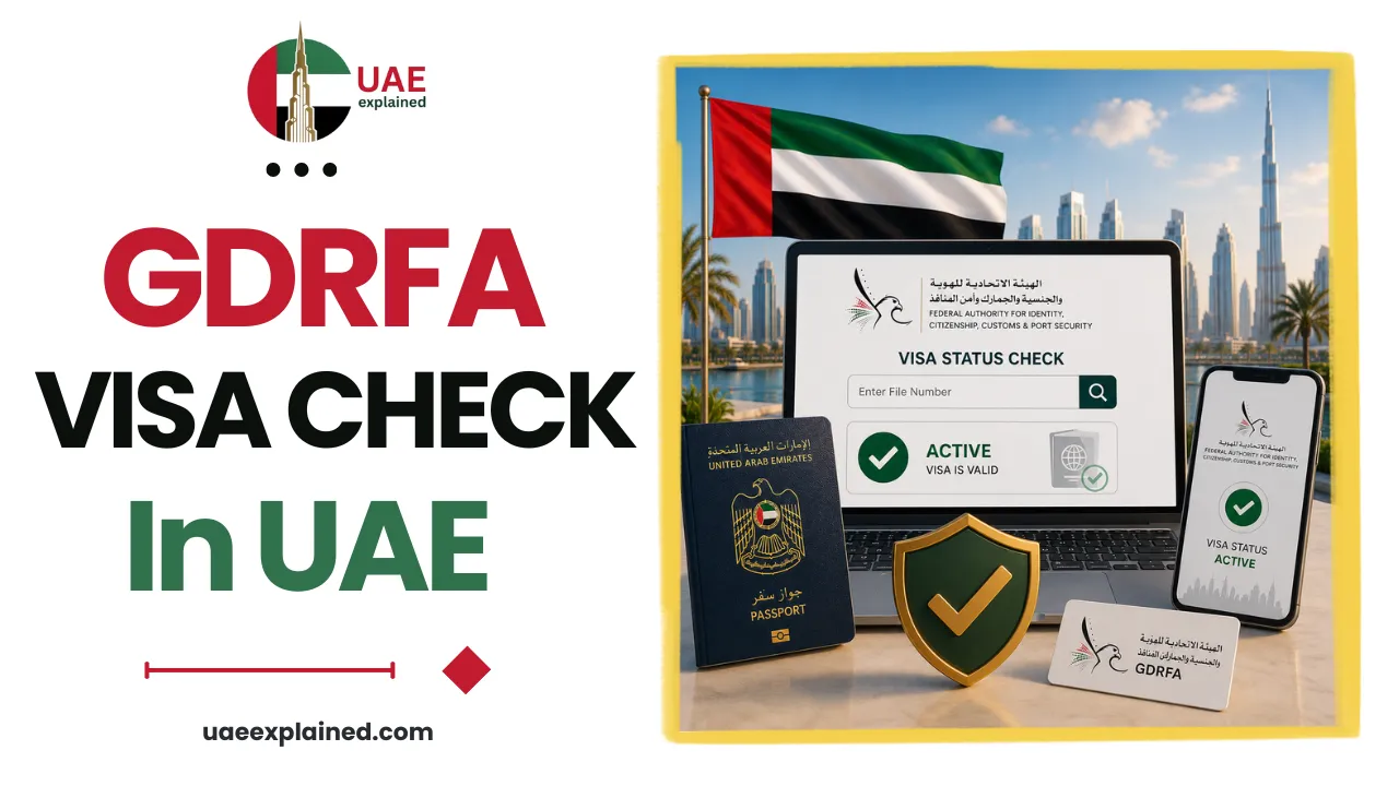 GDRFA Visa Status Check UAE