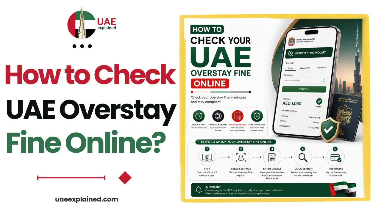 How to Check Your UAE Overstay Fine Online
