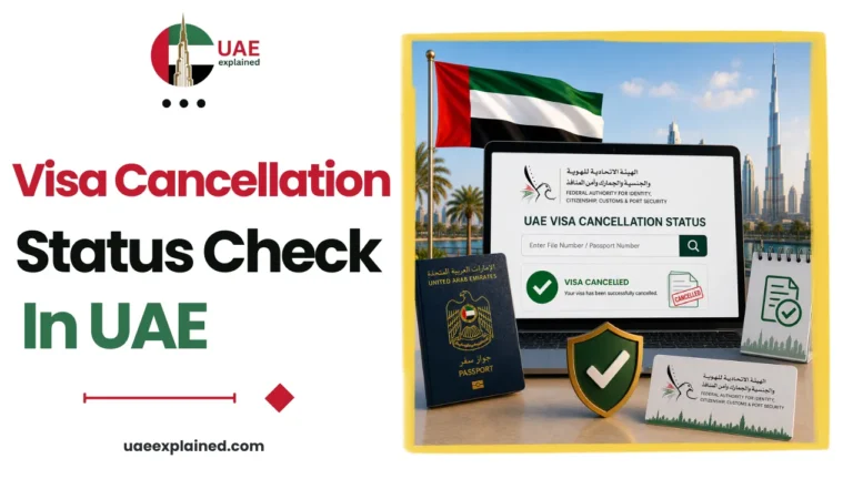 UAE Visa Cancellation Status