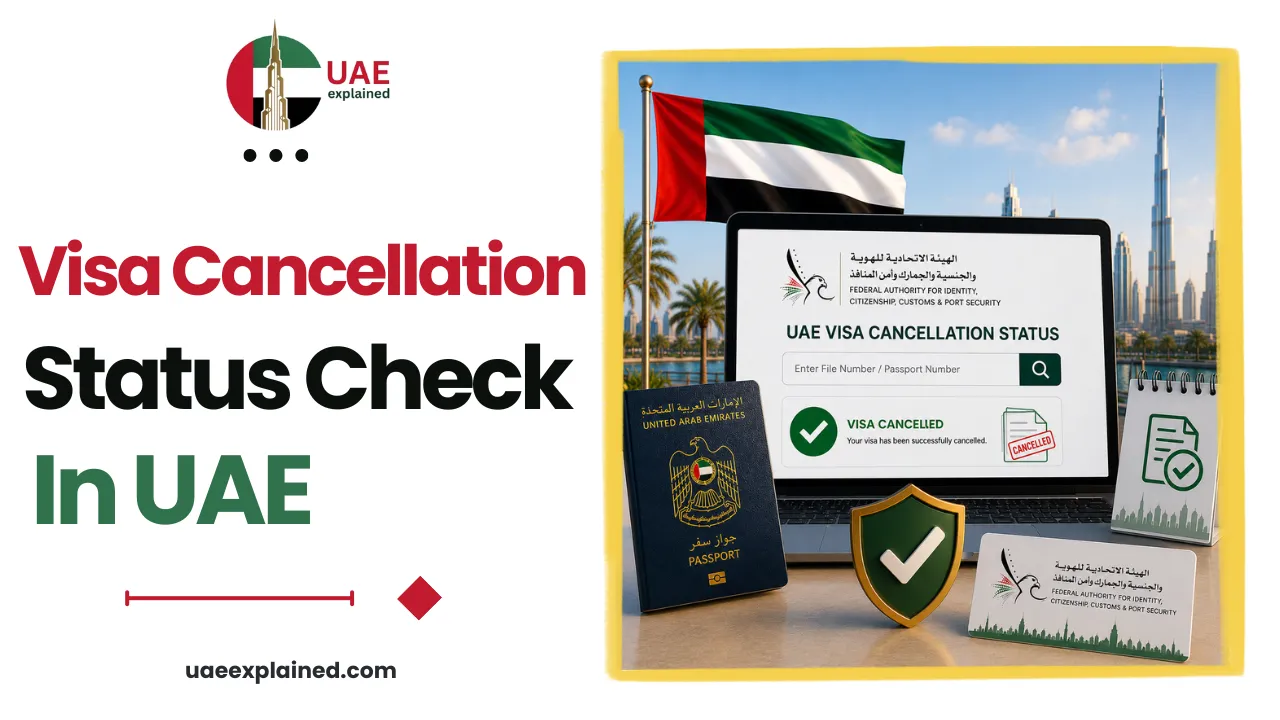 UAE Visa Cancellation Status