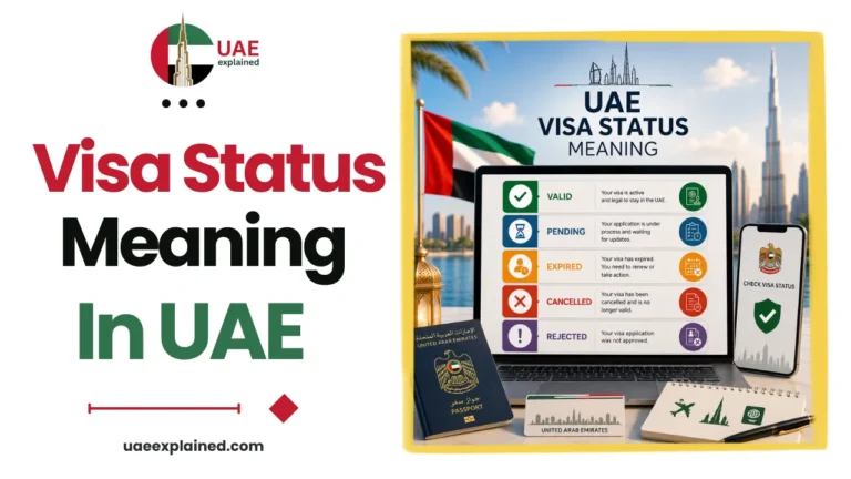 UAE Visa Status Meaning