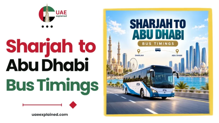 Sharjah to Abu Dhabi Bus Timings__